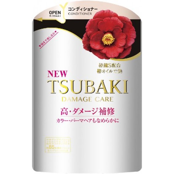 "TSUBAKI Damage Hair Shiseido" kondicionierius pežeistiems plaukams, papildymas, 345ml